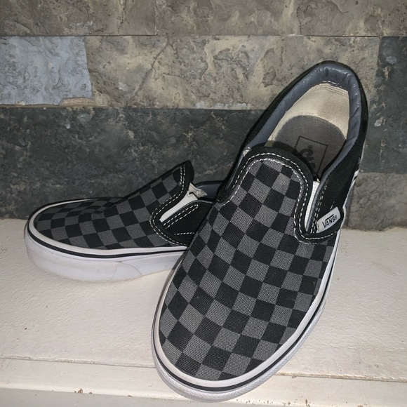 Vans checkered black & grey - Picture 1 of 3